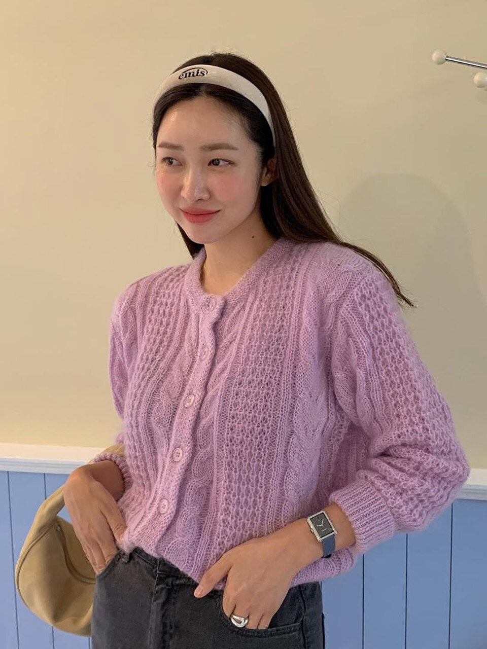 JASMIN Cable Knit Cardigan 6 Colors
