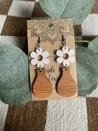 Flower Vase Earrings — Made by Lexie