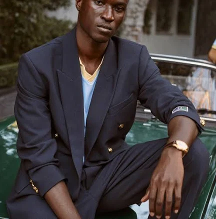 Abercrombie & Fitch Men's Vol. 28 Danzy Double Breasted Blazer
