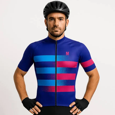 Men's Purple Dots Cycling Jersey