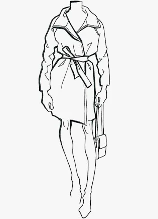 Jacket N°24 Silk Radzimir Long Trapeze Jacket