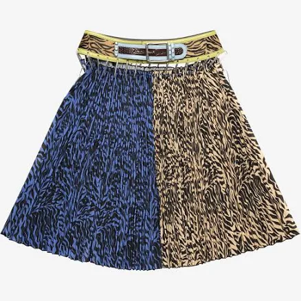 Chopova Lowena Women's Totally Tiger Knee Carabiner Skirt