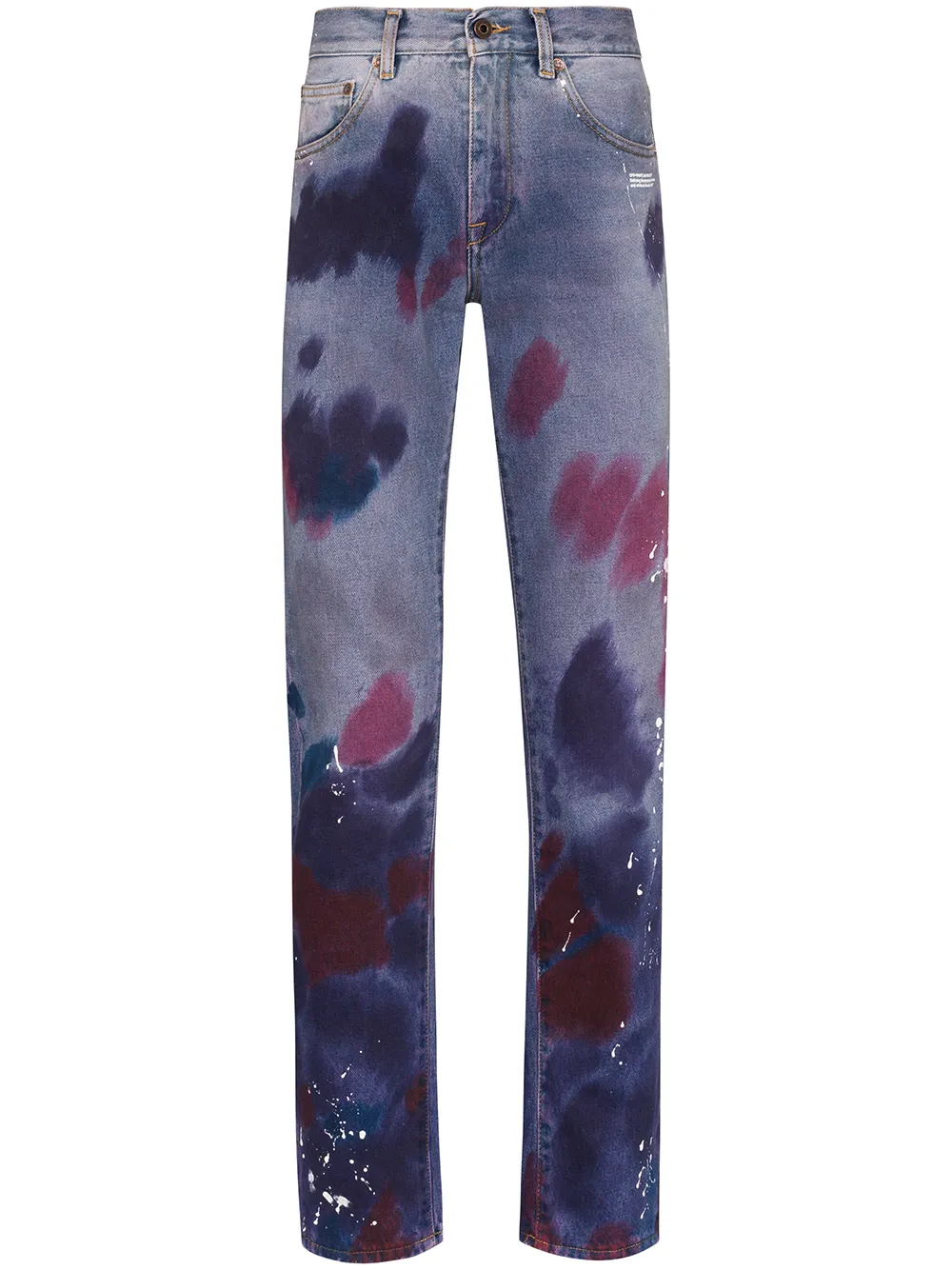 Paint Splattered Effect Jeans