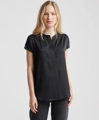 Quince Women's Washable Stretch Mulberry Silk Dolman Sleeve Blouse