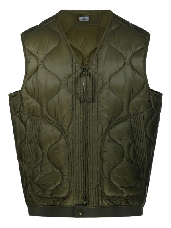 Sleeveless Zip-up Gilet
