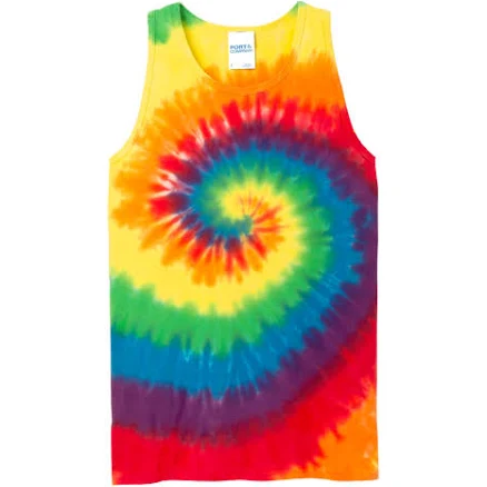 Port & Company Tie-Dye Tank Top in Rainbow | 3XL | Michaels