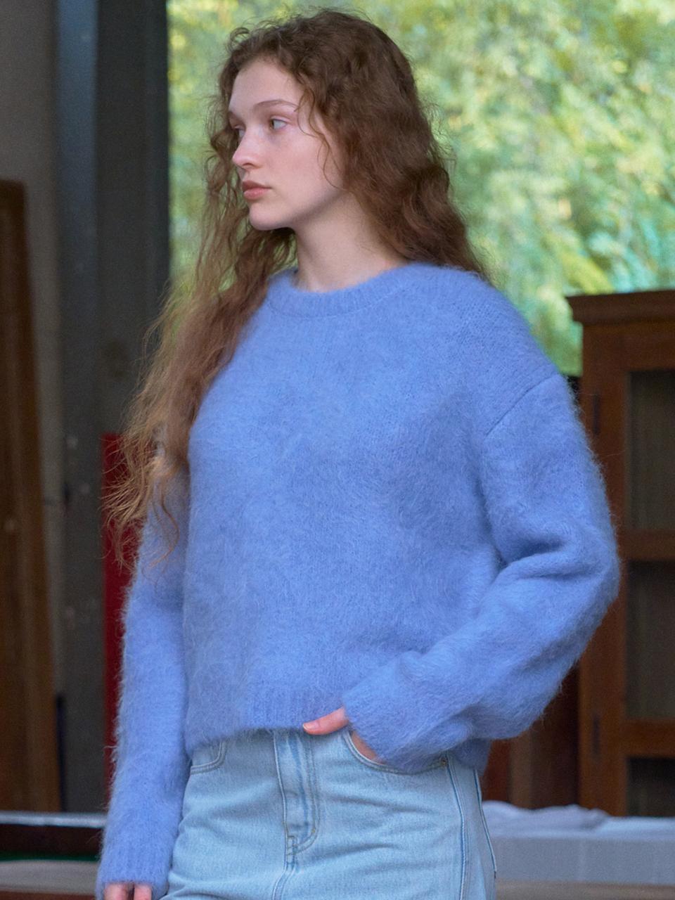 Hairy Alpaca Knit Top