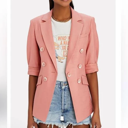 Veronica Beard Odile Sateen-Twill Dickey Jacket