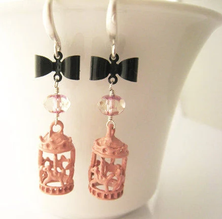 Merry Go Round Carousel Earrings