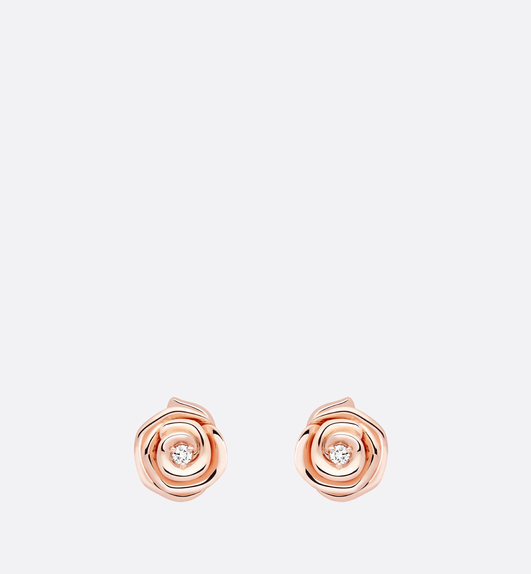 Large Rose Dior Bagatelle Earrings