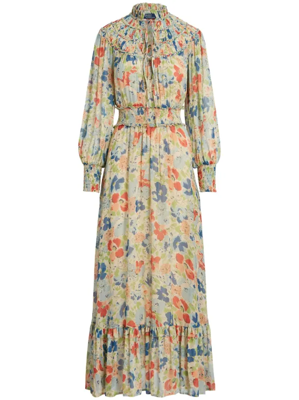 Floral-print Maxi Dress