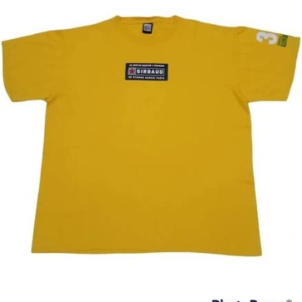 Marithe Francois Girbaud Tshirt Logo Yellow Paris