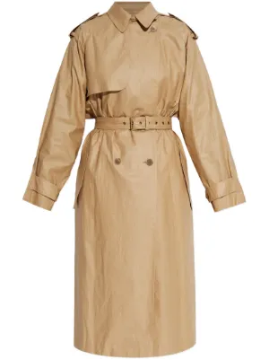 Edenna Crinkled Trench Coat