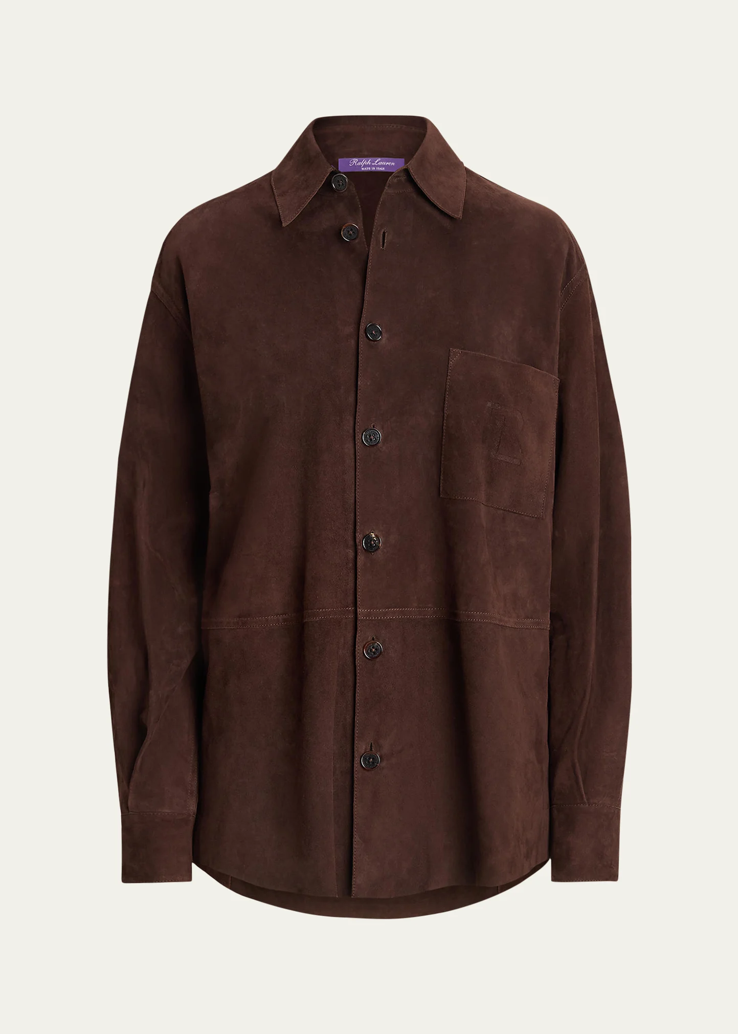 Tyler Suede Button-Front Shirt