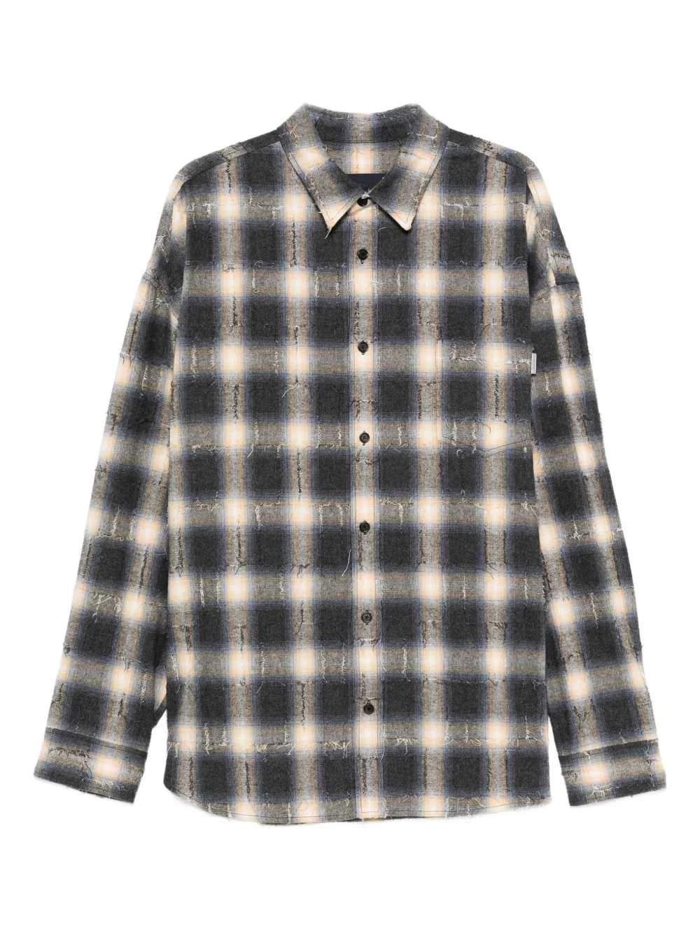 Check-pattern Cotton Shirt