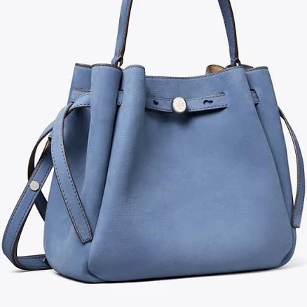 Tory Burch Romy Nubuck Leather Bucket Bag