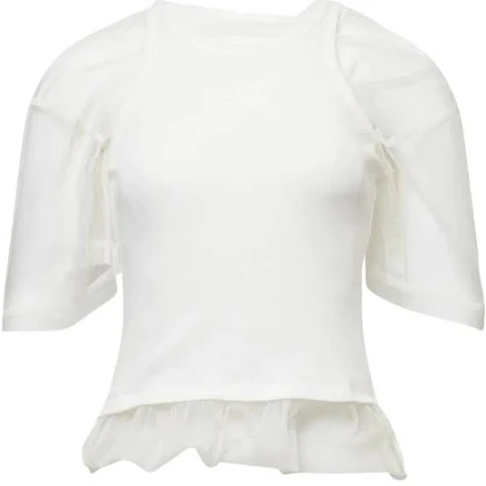 Ych Women's Layered Mesh Top