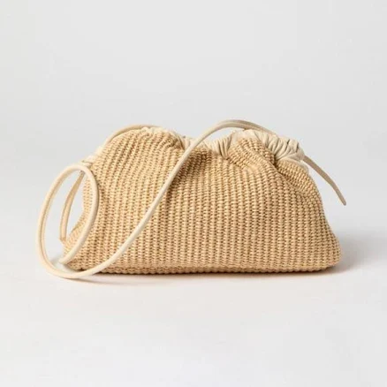 Mansur Gavriel Women's Mini Cloud Raffia Clutch