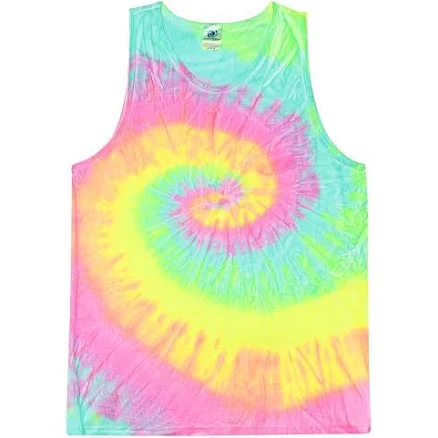 Tie Dye Cotton Tank Tops