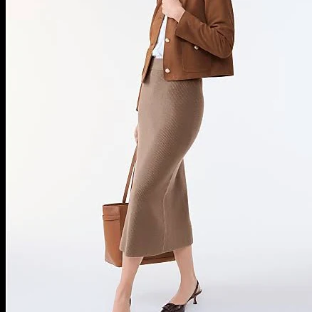 Ann Taylor Women's Ribbed Sweater Skirt