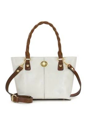 Patricia Nash Noeline Colorblock Leather Shopper Tote