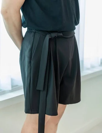 Korean Hanbok Pants with Waist Strap