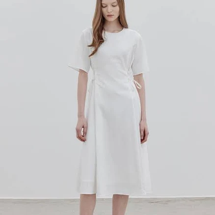 NILBY P Summer Corset Dress_White by W Concept