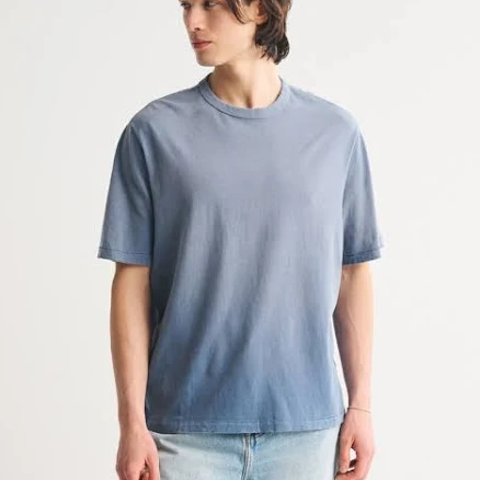 Abercrombie & Fitch Men's Vintage-Inspired Distressed Tee