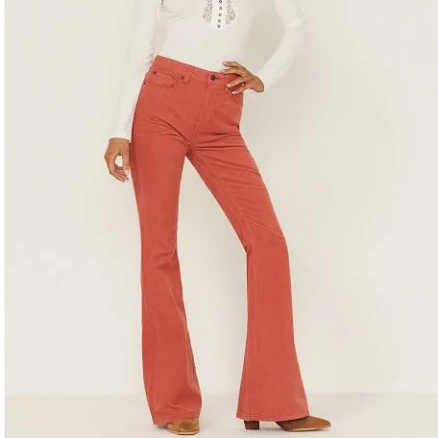 Idyllwind Women's High Risin' Flare Stretch Corduroy Jeans