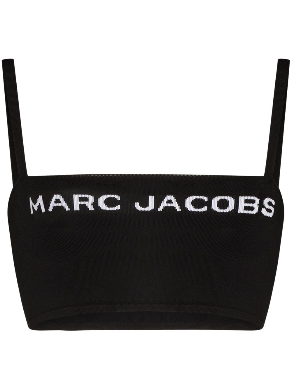 Logo Intarsia Cropped Top