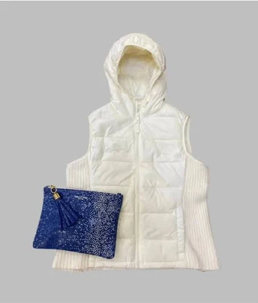 Vespa Hooded Down Vest