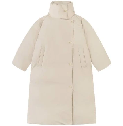 SIYAZU SIOT4160 Duck Down Padding Long Coat_Light beige