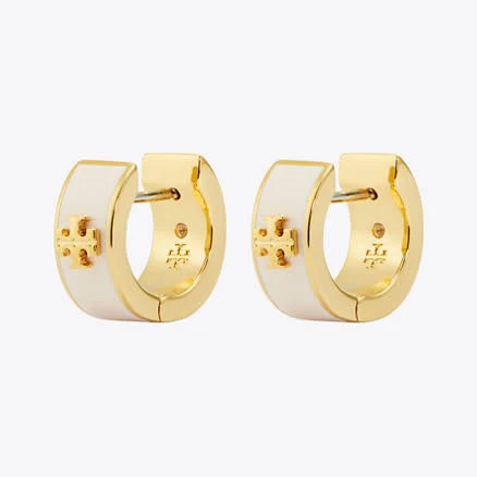 Tory Burch Women's Icon Huggie Earrings