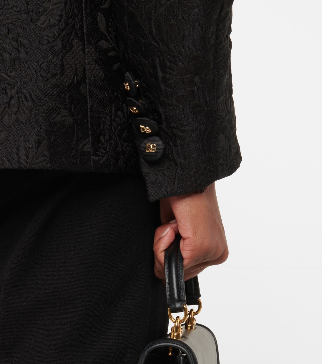 Jacquard Cotton And Silk Jacket