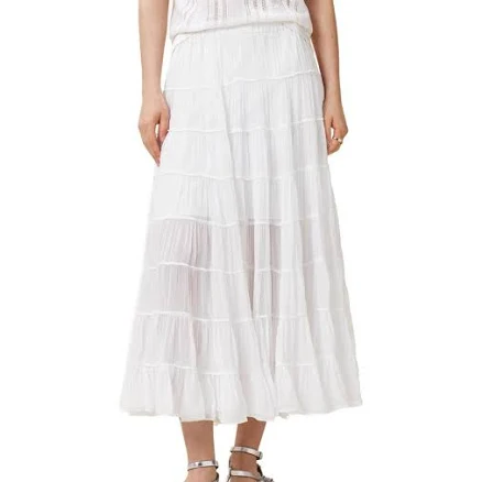 Allsaints Women's Eva Tiered Maxi Skirt