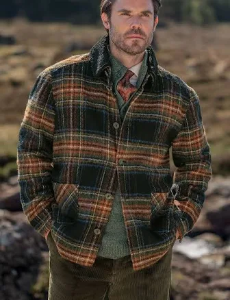 House of Bruar Men's British Tweed Lumber Jacket