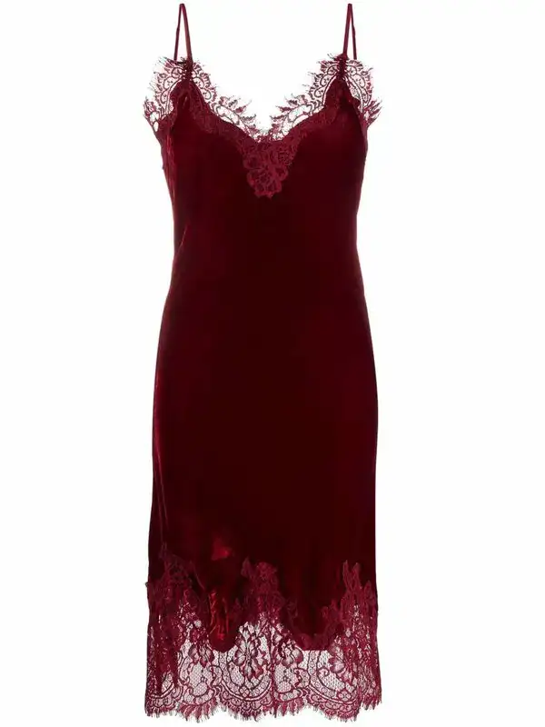 Lace-trim Camisole Dress