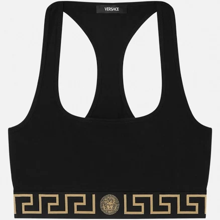 Versace Cotton-Jersey Bralette
