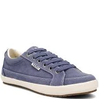 Taos Footwear Moc Star 2 Distressed Canvas Sneakers