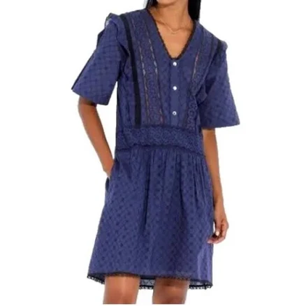 Coach Women's Lace Mini Dress