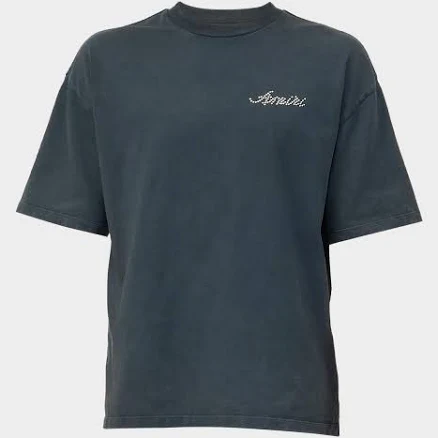 Amiri Men's Oversized Studded Logo T-Shirt