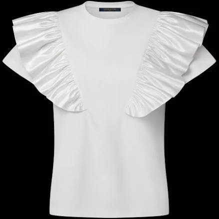 Louis Vuitton Ruffle Trim T-shirt