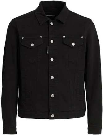 DSQUARED2 | Dan denim jacket | MEN | Black | 52 | Cotton Elastane |