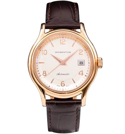 Momentum Lugano Automatic Leather Dress Watch