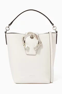 Madeline Smooth Calf Leather Bucket Bag