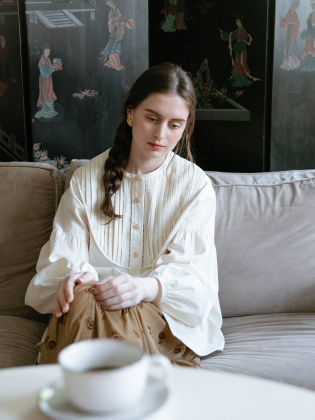 Bonnie Vintage Pintuck Shirt