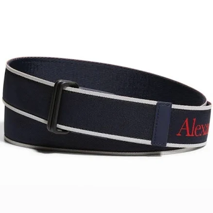 Alexander Mcqueen Men's Camera Logo Belt