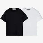 [2 PACK] W SUPIMA Cotton Premium T-shirt_5 Colors - INSILENCE