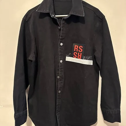 Raf Simons Men's Carry Over Denim Shirt