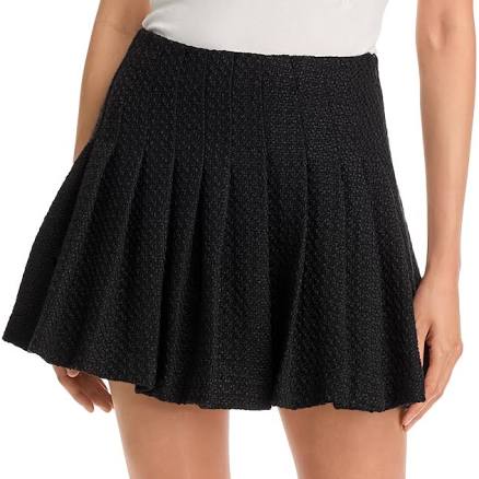 AQUA Women's Tweed Mini SkirtAQUA Women's Tweed Mini Skirt